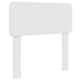 Tăblie cap cu headboard Alb Lucios 80 cm Lemn compozit - WALTI WALTI