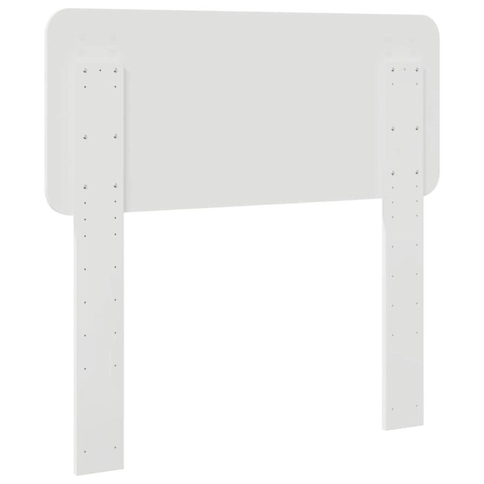 Tăblie cap cu headboard Alb Lucios 80 cm Lemn compozit - WALTI WALTI