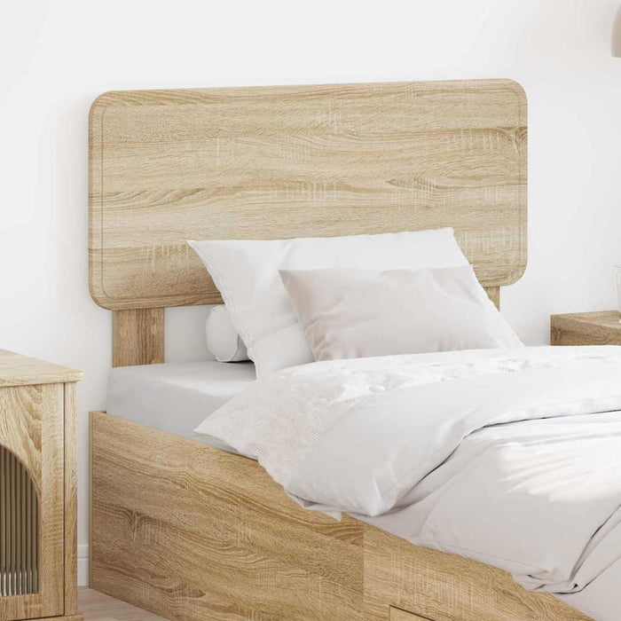 Tăblie cap cu headboard Stejar Sonoma 75 cm Lemn compozit - WALTI WALTI