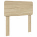 Tăblie cap cu headboard Stejar Sonoma 75 cm Lemn compozit - WALTI WALTI