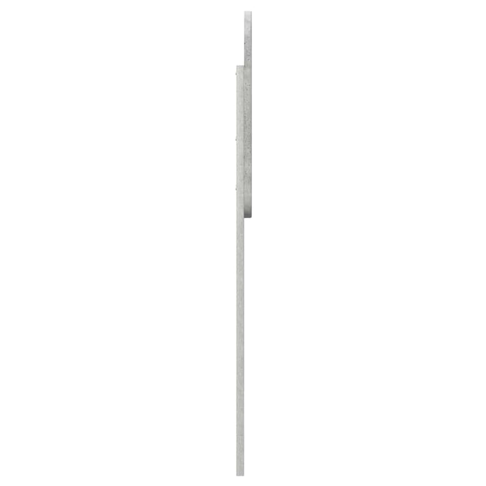 Tăblie cap cu headboard Gri din beton 75 cm Lemn compozit - WALTI WALTI