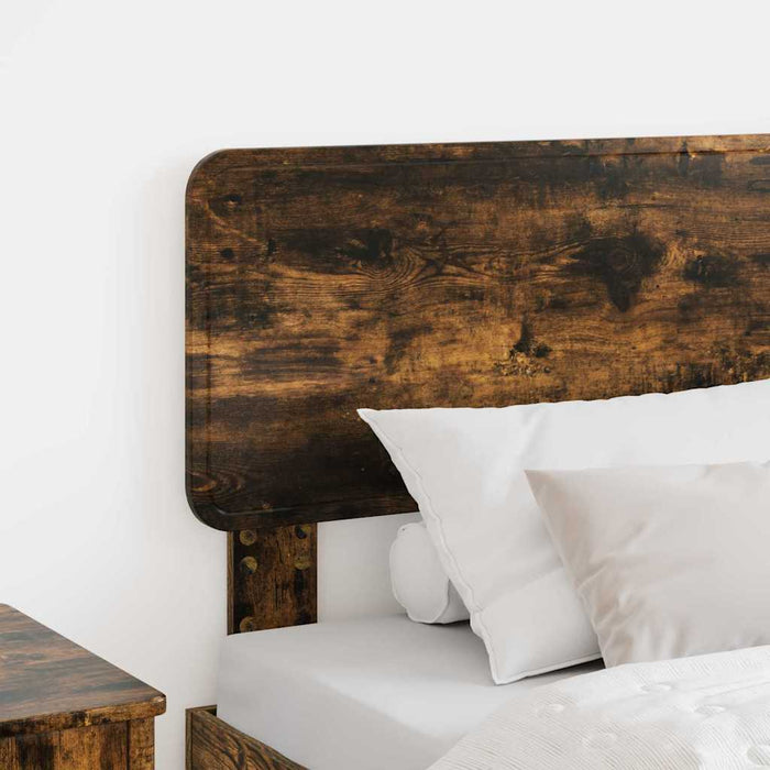 Tăblie cap cu headboard Stejar fumuriu 75 cm Lemn compozit - WALTI WALTI