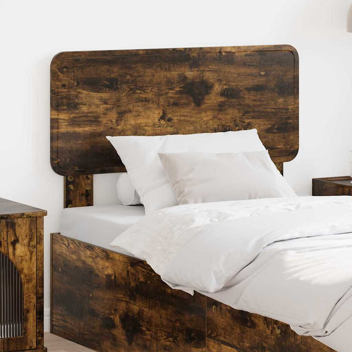 Tăblie cap cu headboard Stejar fumuriu 75 cm Lemn compozit - WALTI WALTI