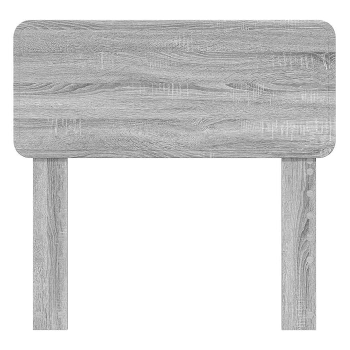 Tăblie cap cu headboard Gri Sonoma 75 cm Lemn compozit - WALTI WALTI