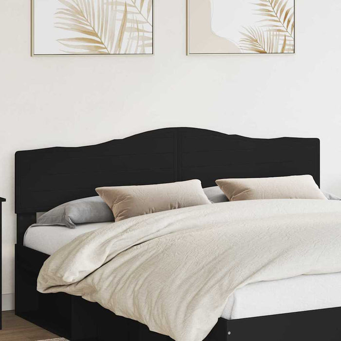 Tăblie cap cu headboard Stejar Negru 200 cm Lemn compozit - WALTI WALTI