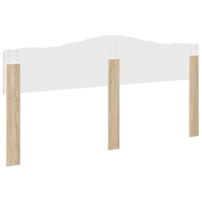 Tăblie cap cu headboard Stejar Sonoma 200 cm Lemn compozit - WALTI WALTI