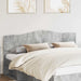 Tăblie cap cu headboard Gri din beton 200 cm Lemn compozit - WALTI WALTI