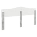 Tăblie cap cu headboard Gri din beton 200 cm Lemn compozit - WALTI WALTI