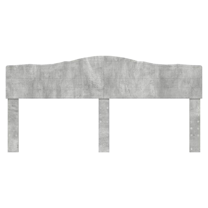 Tăblie cap cu headboard Gri din beton 200 cm Lemn compozit - WALTI WALTI