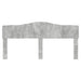 Tăblie cap cu headboard Gri din beton 200 cm Lemn compozit - WALTI WALTI