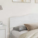 Tăblie cap cu headboard Alb Lucios 200 cm Lemn compozit - WALTI WALTI