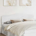 Tăblie cap cu headboard Alb Lucios 200 cm Lemn compozit - WALTI WALTI