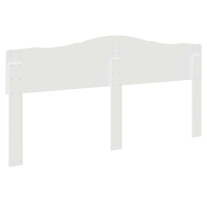 Tăblie cap cu headboard Alb Lucios 200 cm Lemn compozit - WALTI WALTI