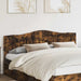 Tăblie cap cu headboard Stejar fumuriu 200 cm Lemn compozit - WALTI WALTI