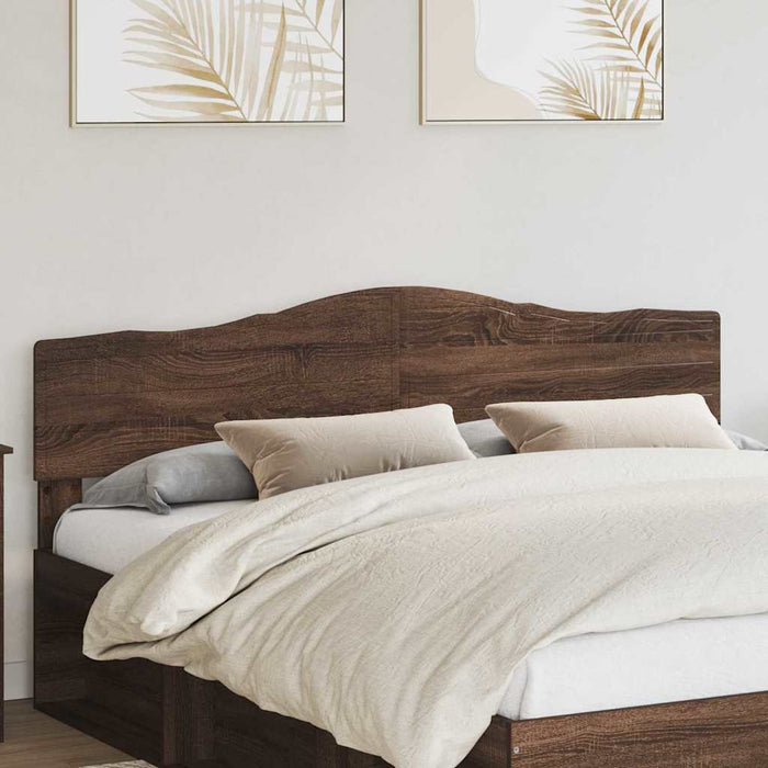 Tăblie cap cu headboard Stejar închis 200 cm Lemn compozit - WALTI WALTI
