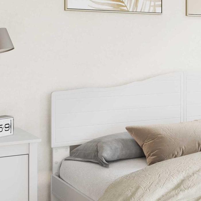 Tăblie cap cu headboard Alb 180 cm Lemn compozit - WALTI WALTI