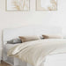 Tăblie cap cu headboard Alb 180 cm Lemn compozit - WALTI WALTI
