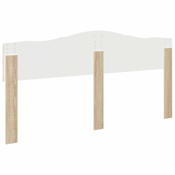 Tăblie cap cu headboard Stejar Sonoma 180 cm Lemn compozit - WALTI WALTI