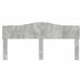 Tăblie cap cu headboard Gri din beton 180 cm Lemn compozit - WALTI WALTI
