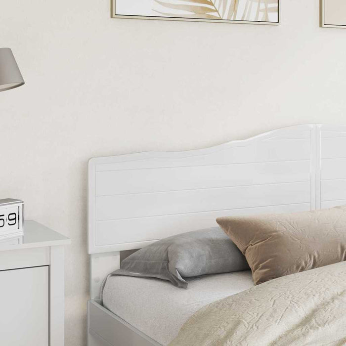 Tăblie cap cu headboard Alb Lucios 180 cm Lemn compozit - WALTI WALTI