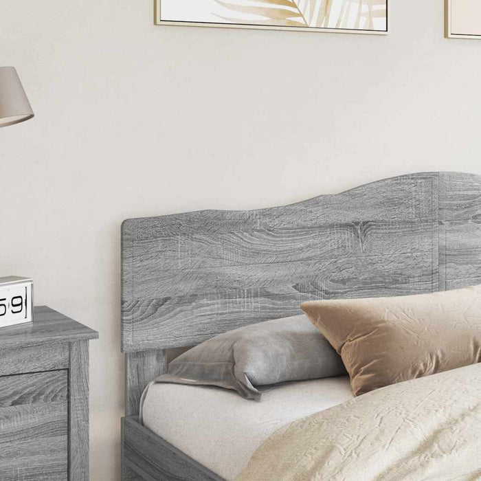 Tăblie cap cu headboard Gri Sonoma 180 cm Lemn compozit - WALTI WALTI