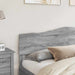 Tăblie cap cu headboard Gri Sonoma 180 cm Lemn compozit - WALTI WALTI