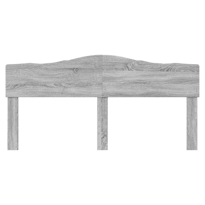 Tăblie cap cu headboard Gri Sonoma 180 cm Lemn compozit - WALTI WALTI