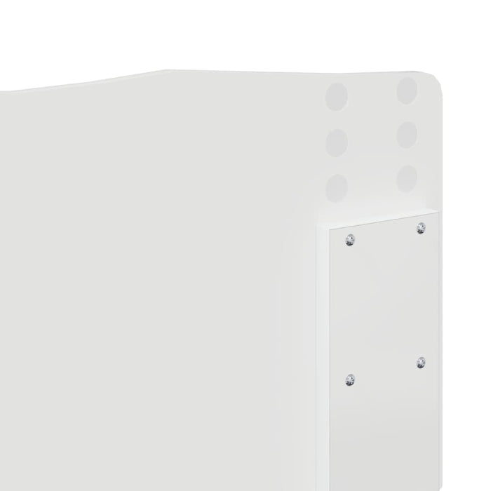 Tăblie cap cu headboard Alb 160 cm Lemn compozit - WALTI WALTI