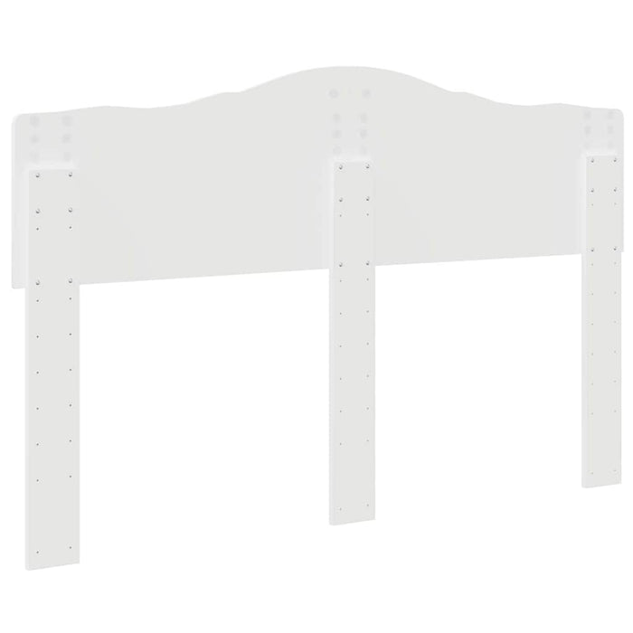 Tăblie cap cu headboard Alb 160 cm Lemn compozit - WALTI WALTI