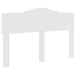 Tăblie cap cu headboard Alb 160 cm Lemn compozit - WALTI WALTI