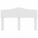 Tăblie cap cu headboard Alb 160 cm Lemn compozit - WALTI WALTI