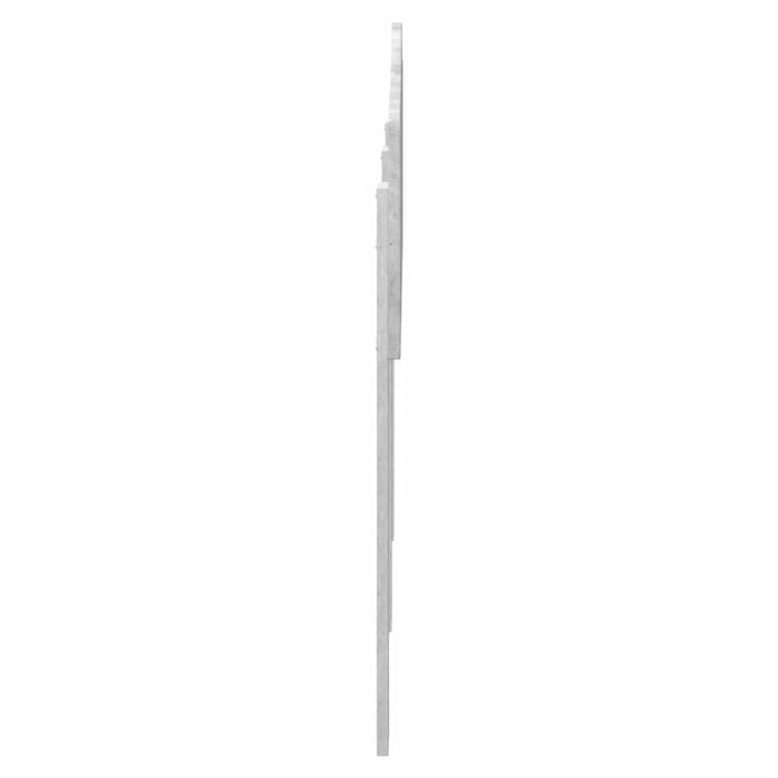 Tăblie cap cu headboard Gri din beton 160 cm Lemn compozit - WALTI WALTI