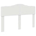 Tăblie cap cu headboard Alb Lucios 160 cm Lemn compozit - WALTI WALTI