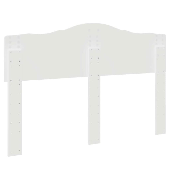 Tăblie cap cu headboard Alb Lucios 160 cm Lemn compozit - WALTI WALTI