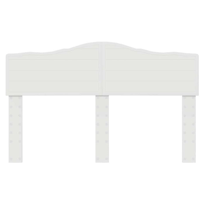 Tăblie cap cu headboard Alb Lucios 160 cm Lemn compozit - WALTI WALTI
