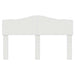 Tăblie cap cu headboard Alb Lucios 160 cm Lemn compozit - WALTI WALTI
