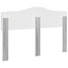 Tăblie cap cu headboard Gri Sonoma 160 cm Lemn compozit - WALTI WALTI