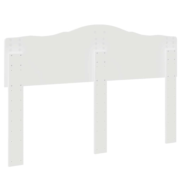 Tăblie cap cu headboard Alb Lucios 150 cm Lemn compozit - WALTI WALTI