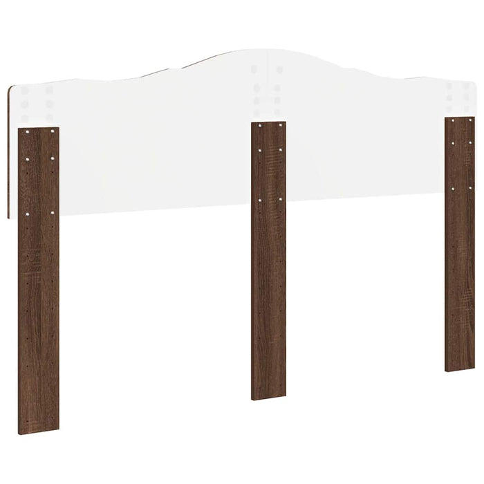 Tăblie cap cu headboard Stejar închis 150 cm Lemn compozit - WALTI WALTI