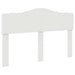 Tăblie cap cu headboard Alb 140 cm Lemn compozit - WALTI WALTI