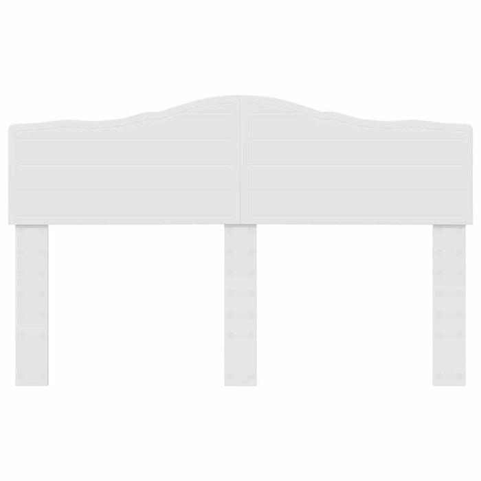 Tăblie cap cu headboard Alb 140 cm Lemn compozit - WALTI WALTI