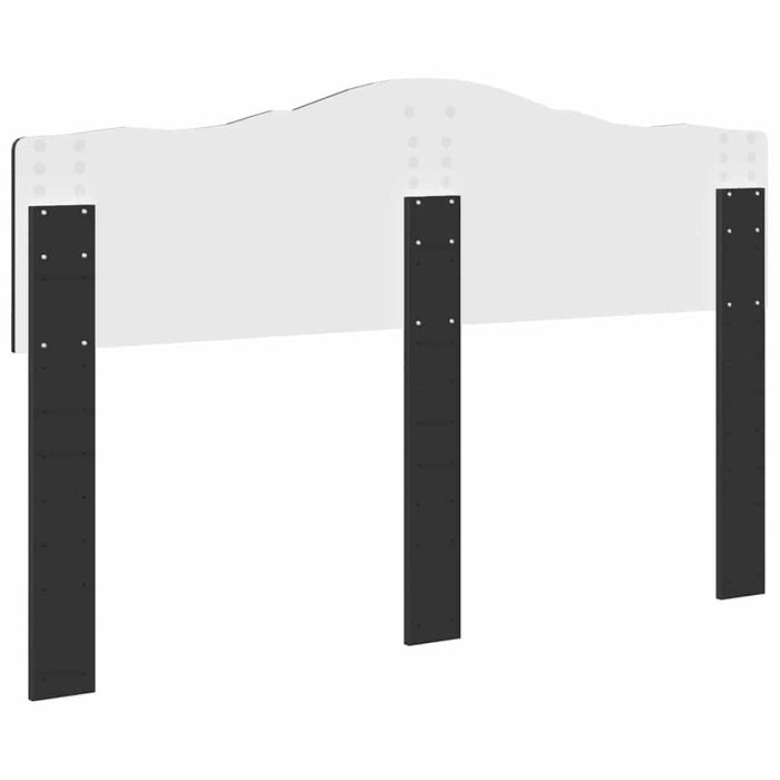 Tăblie cap cu headboard Stejar Negru 140 cm Lemn compozit - WALTI WALTI