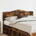 Tăblie cap cu headboard Stejar fumuriu 140 cm Lemn compozit - WALTI WALTI
