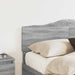 Tăblie cap cu headboard Gri Sonoma 140 cm Lemn compozit - WALTI WALTI