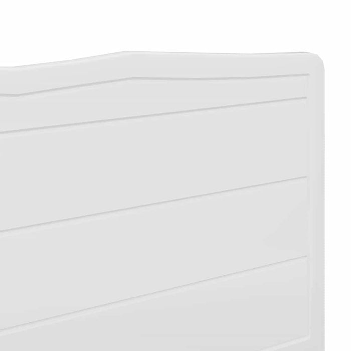 Tăblie cap cu headboard Alb 135 cm Lemn compozit - WALTI WALTI