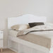 Tăblie cap cu headboard Alb 135 cm Lemn compozit - WALTI WALTI