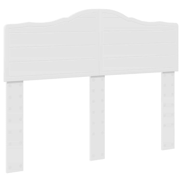 Tăblie cap cu headboard Alb 135 cm Lemn compozit - WALTI WALTI