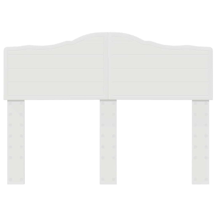 Tăblie cap cu headboard Alb 135 cm Lemn compozit - WALTI WALTI