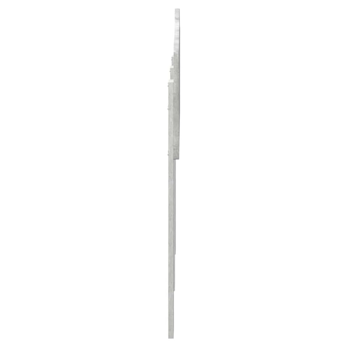 Tăblie cap cu headboard Gri din beton 135 cm Lemn compozit - WALTI WALTI
