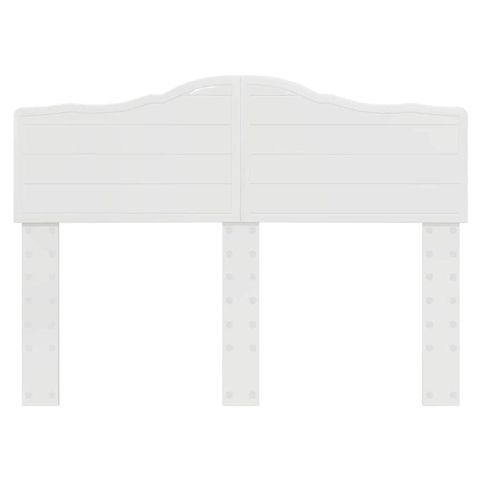 Tăblie cap cu headboard Alb Lucios 135 cm Lemn compozit - WALTI WALTI